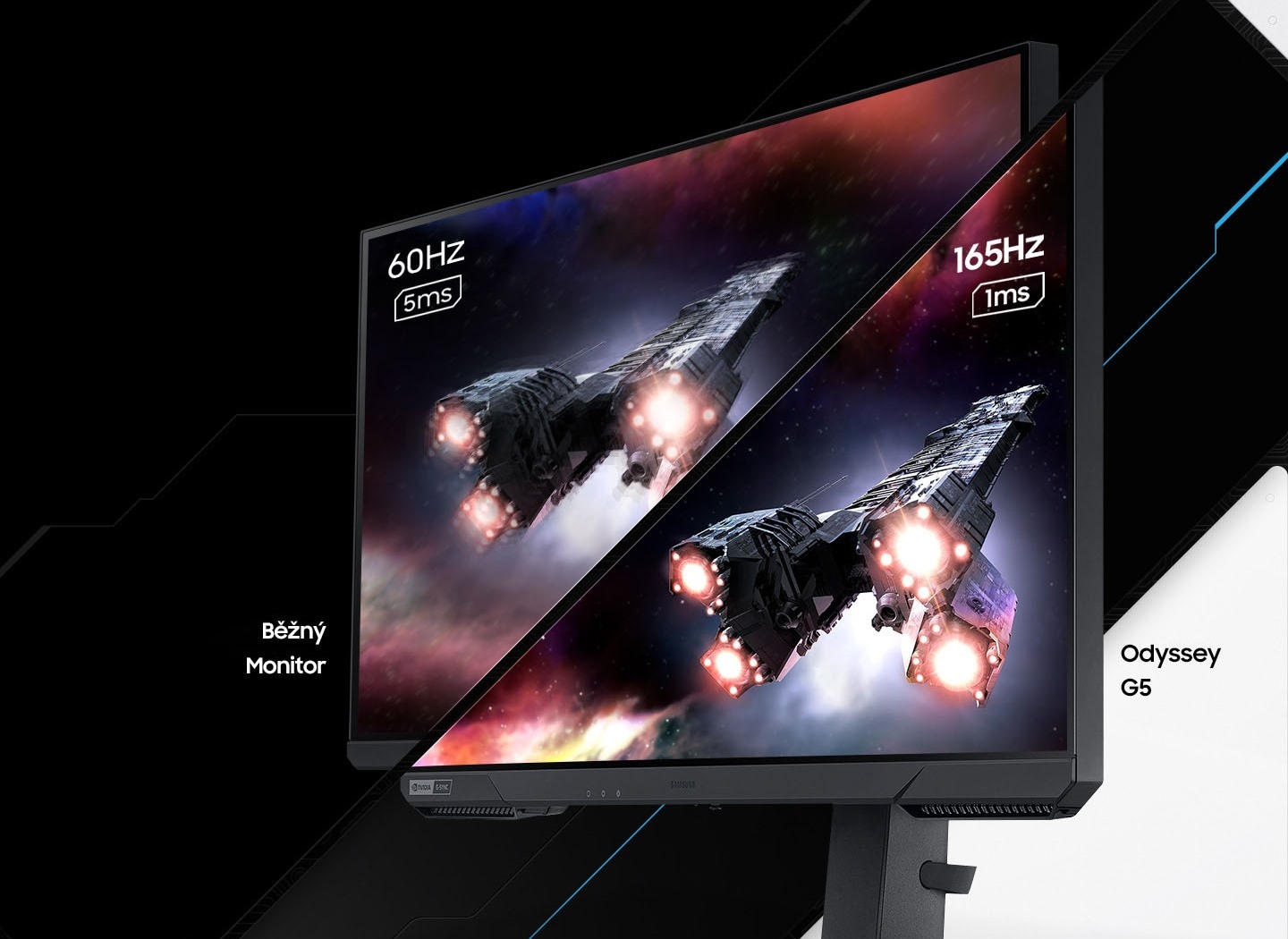 Monitor Samsung Odyssey G5 32" IPS QHD, 2560x1440, 165Hz,1ms, DP/HDMI ...